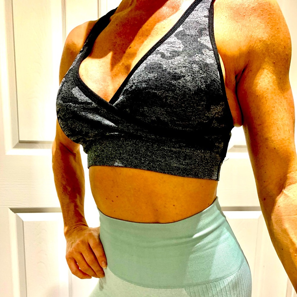 Uplift sports bra camo